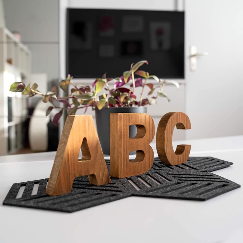 Lettere in legno da appoggio