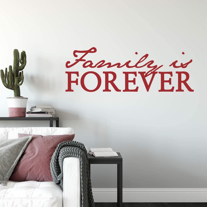 Adesivo murale  Family is forever