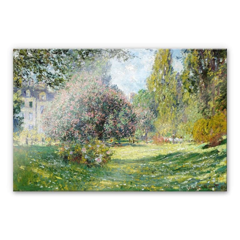 Stampa su vetro acrilico Monet - Il Parco Monceau
