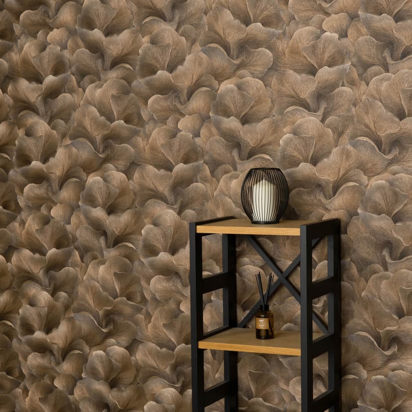 Guido Maria Kretschmer Carta da parati a motivi floreali Floral Glow Fashion for Walls 5 marrone