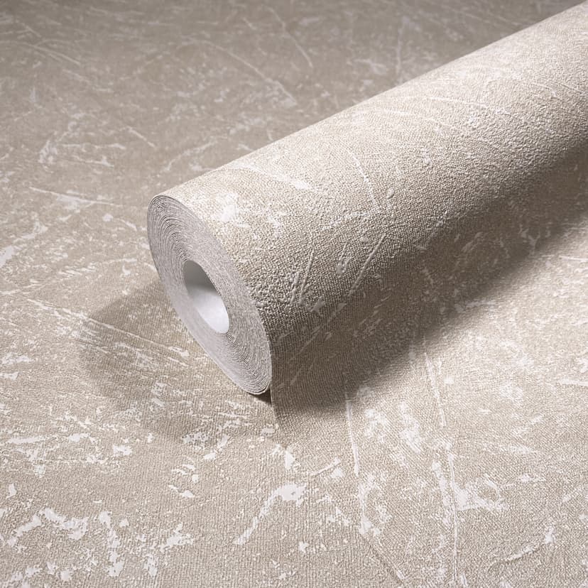 Carta da parati in tessuto non tessuto con texture intonaco Beige Texture
