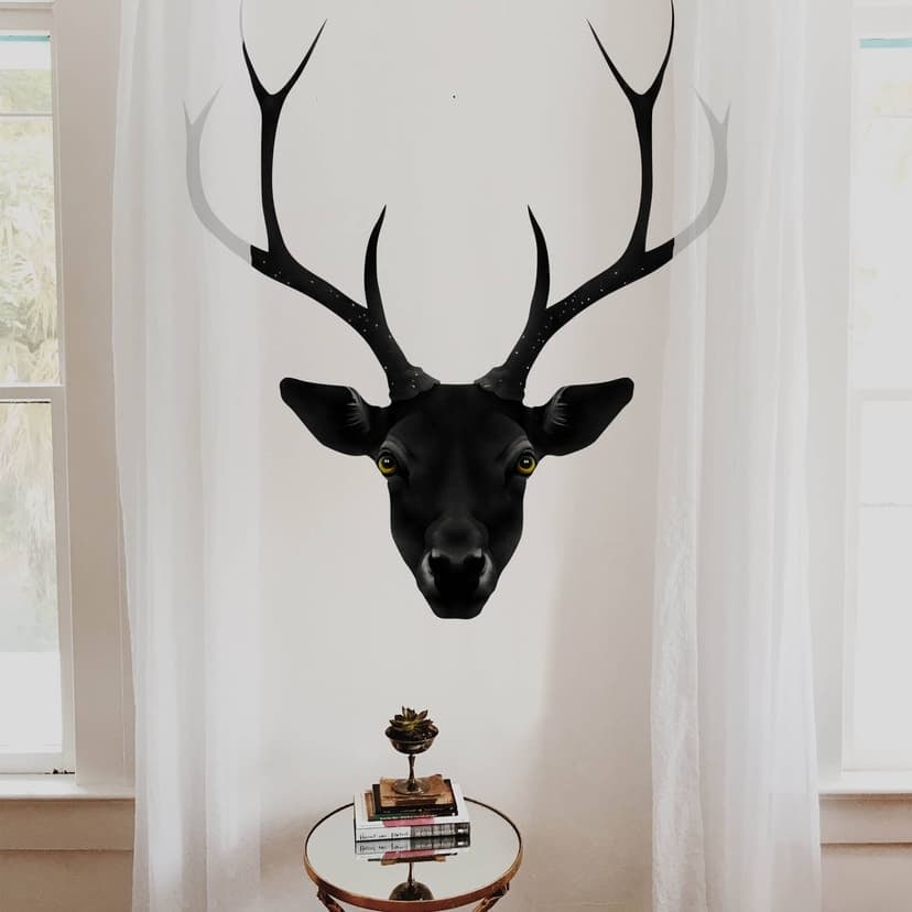 Adesivo murale Ireland - The Black Deer