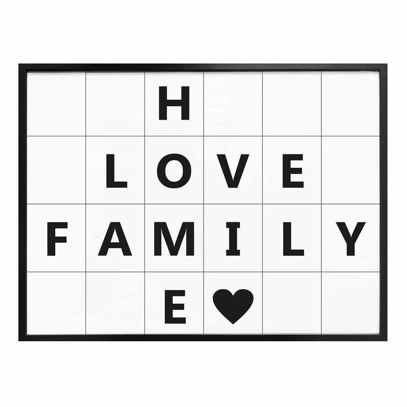 Poster - Home Love Family