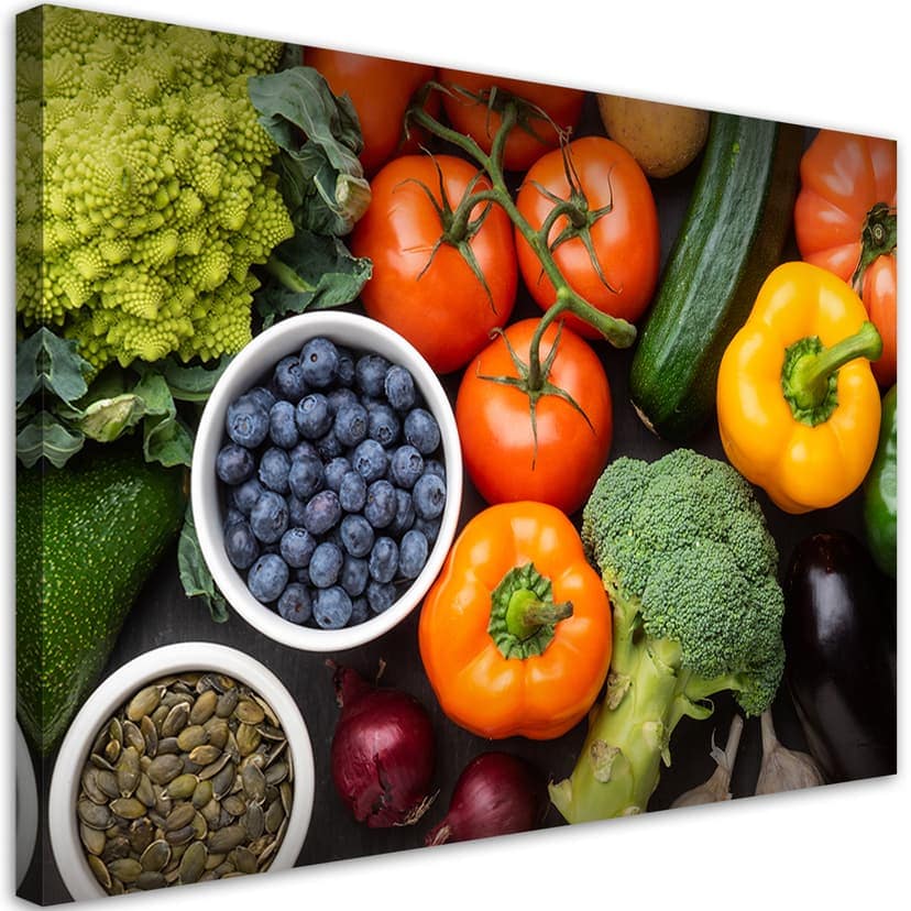 Stampe su tela, Frutta e verdura fresca