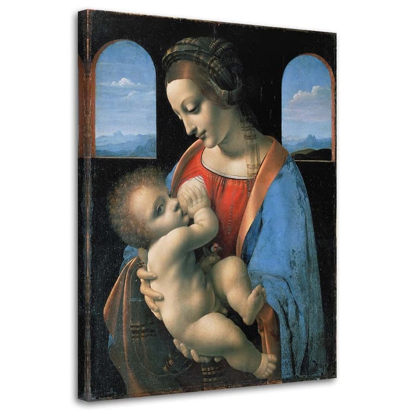 Stampe su tela, Madonna Litta - riproduzione Da Vinci