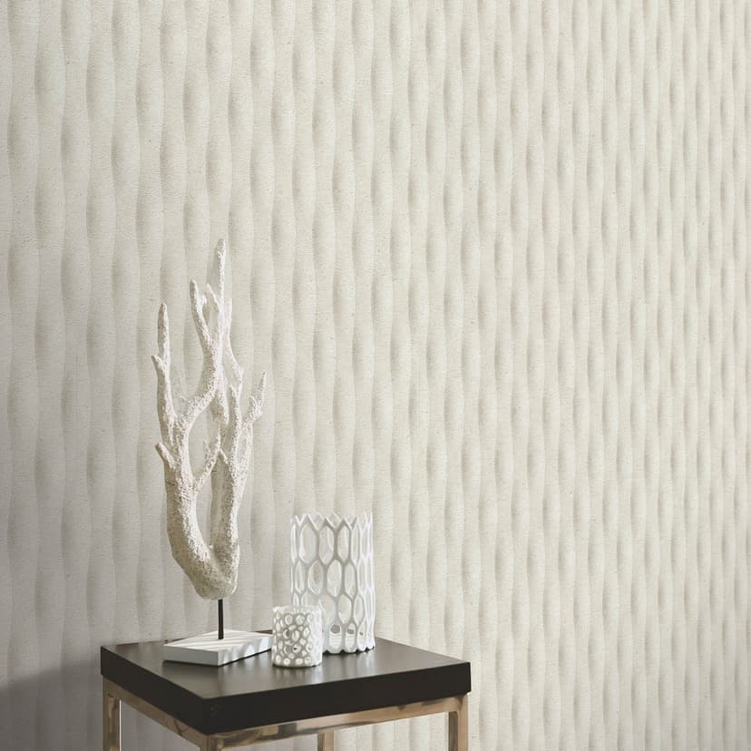 Guido Maria Kretschmer Carta da parati grafica Concrete Illusion Fashion for Walls 5 light taupe