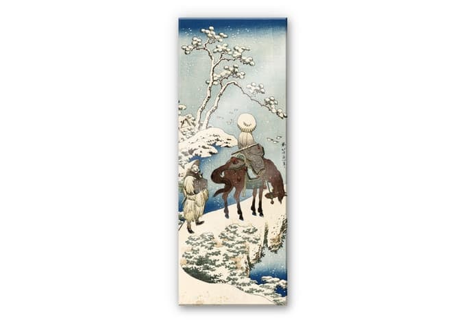 Stampa su vetro acrilico Hokusai - Il poeta cinese Su Dongpo
