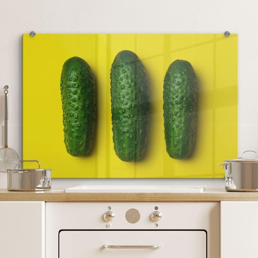 Pannello paraschizzi - Cetrioli sottoaceto