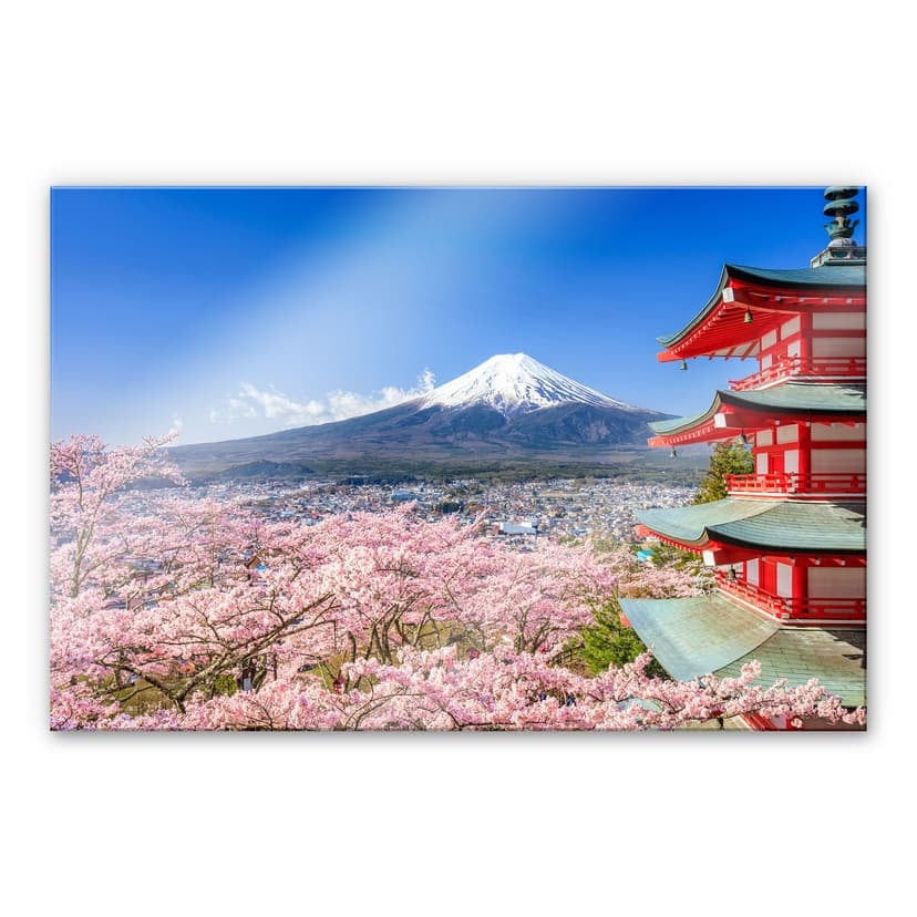 Stampa su vetro acrilico Mount Fuji