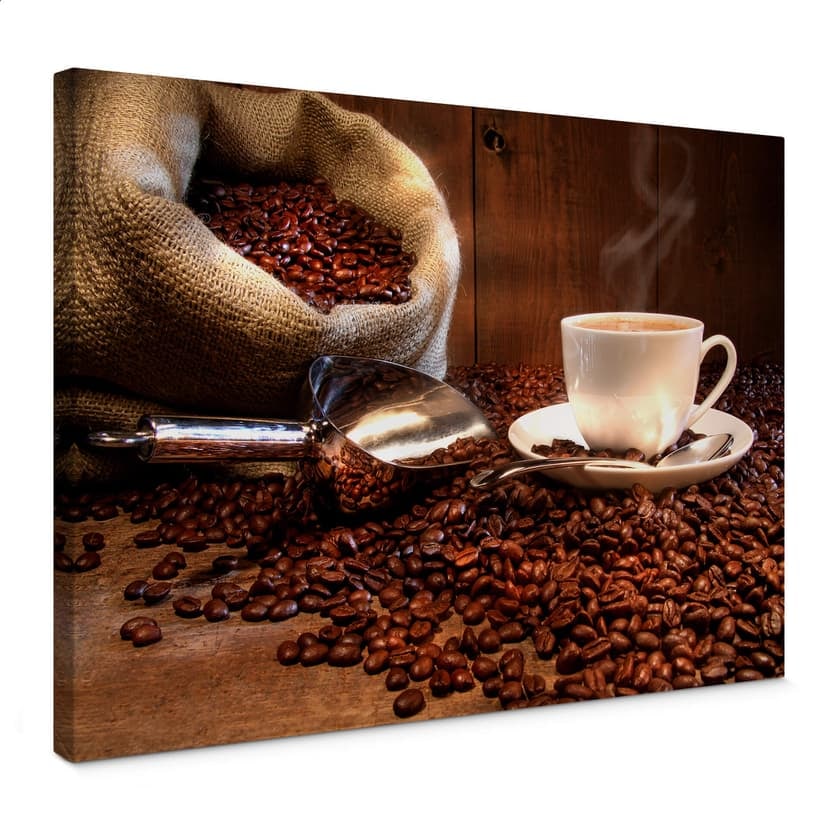 Stampa su tela - Il piacere del caffè