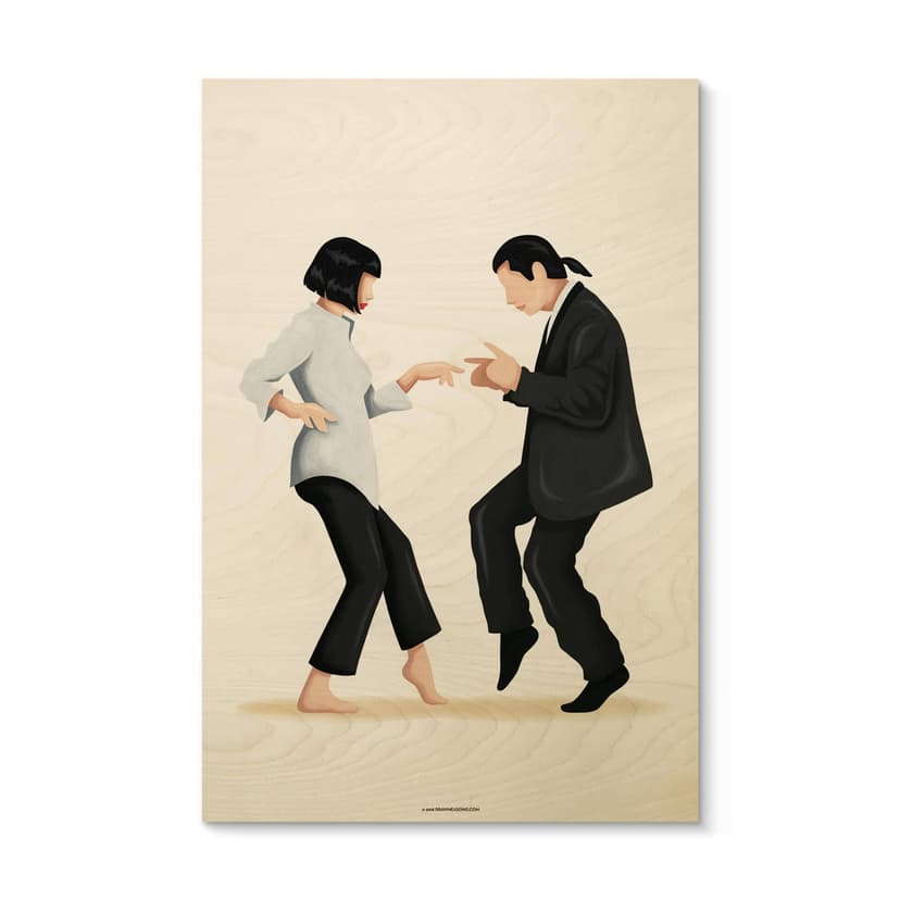 Stampa su legno Tohmé - Pulp Fiction