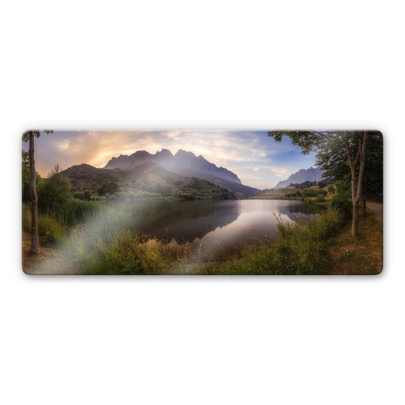 Stampa su vetro Cuadrado - Paradise Pond