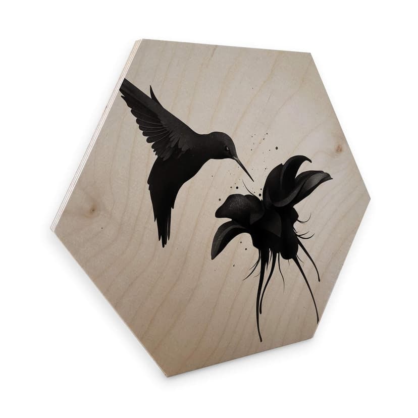 Esagoni in legno Ireland - Colibrì