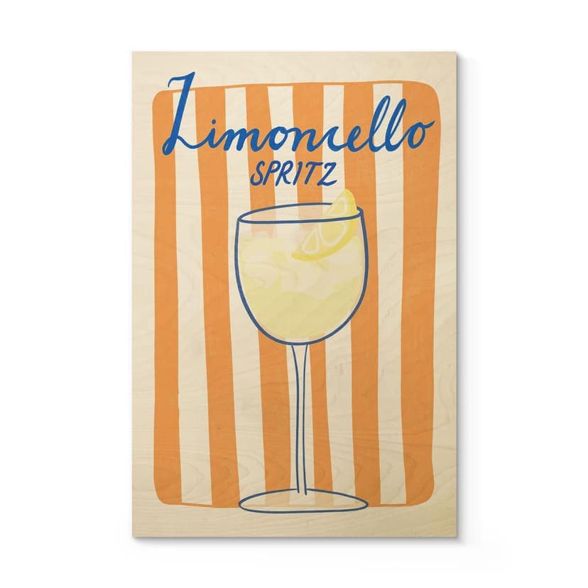 Stampa su legno Limoncello Spritz - Fritsch