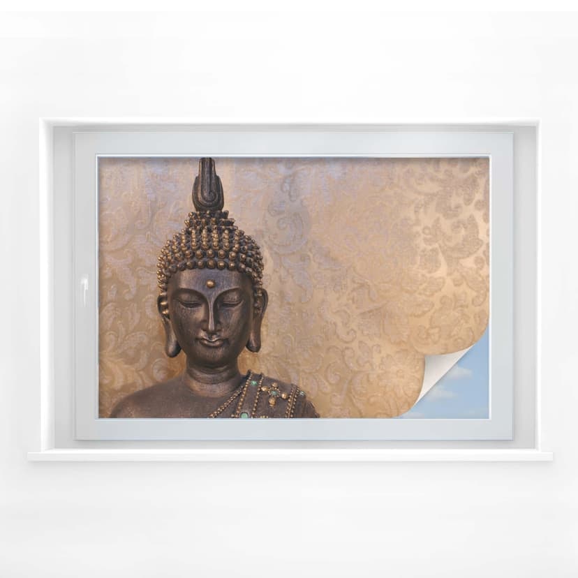 Pellicola adesiva per vetri - Buddha il saggio