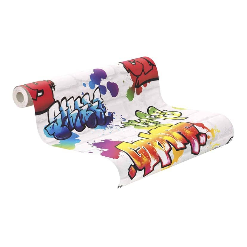 Carta da parati Rasch - Kids & Teens III Graffiti 2
