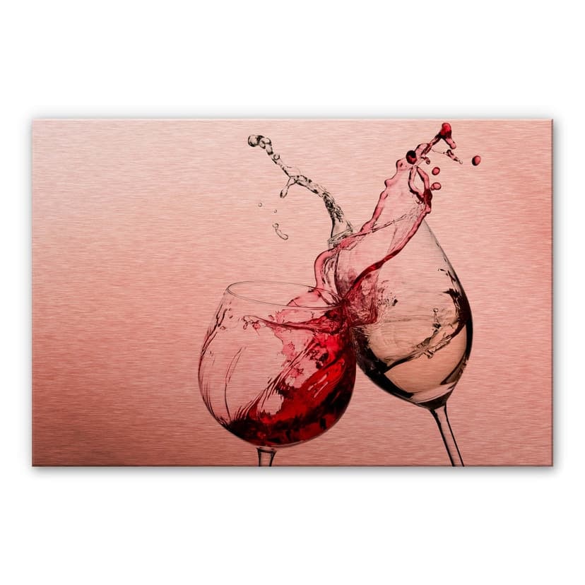 Alu-Dibond - Bicchieri di vino