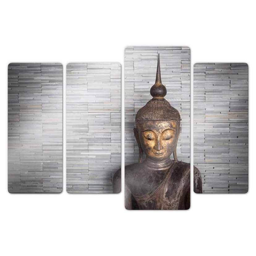Stampa su vetro - Buddha tailandese (4 parti)