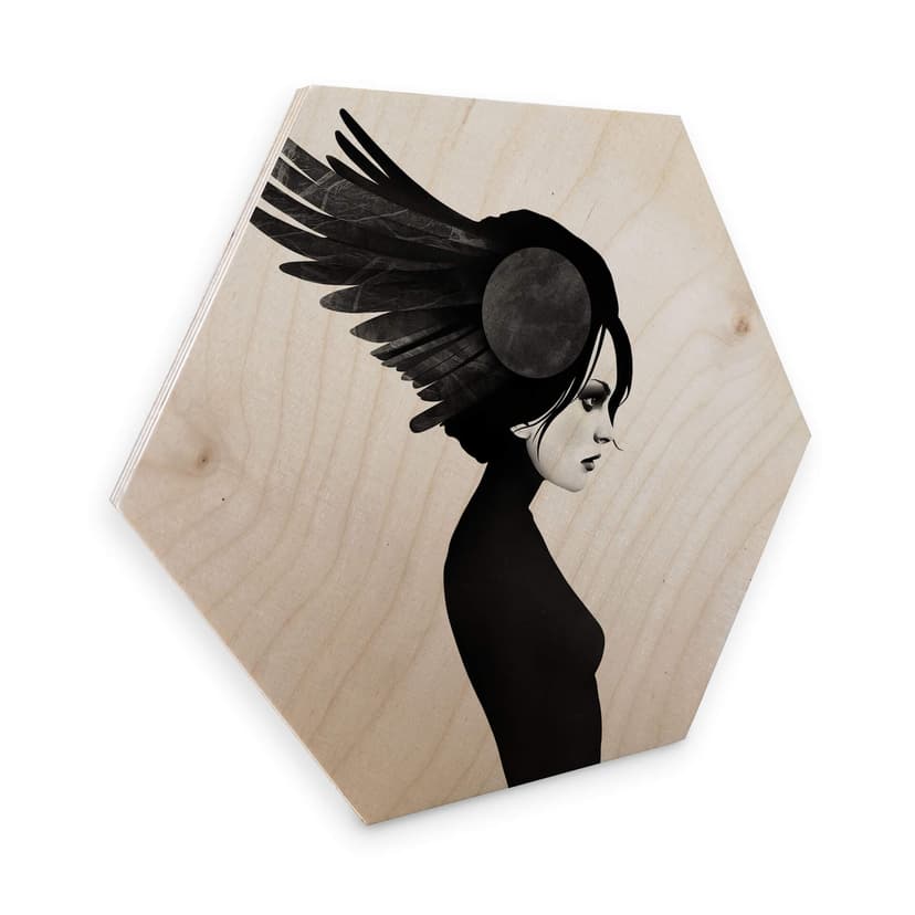 Hexagon - Holz Birke-Furnier Ireland - Amy - Flüge