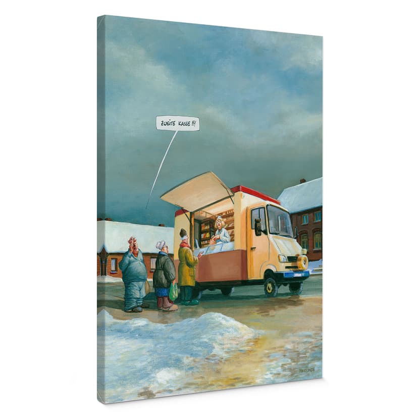Stampa su tela Marunde - Servizio (2014)