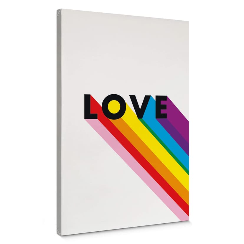 Stampa su tela LGBTQIA+ Love