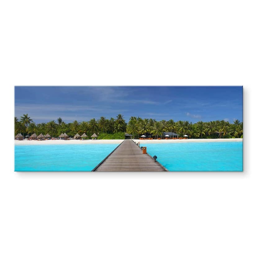 Stampa su vetro acrilico Caraibi - Panorama