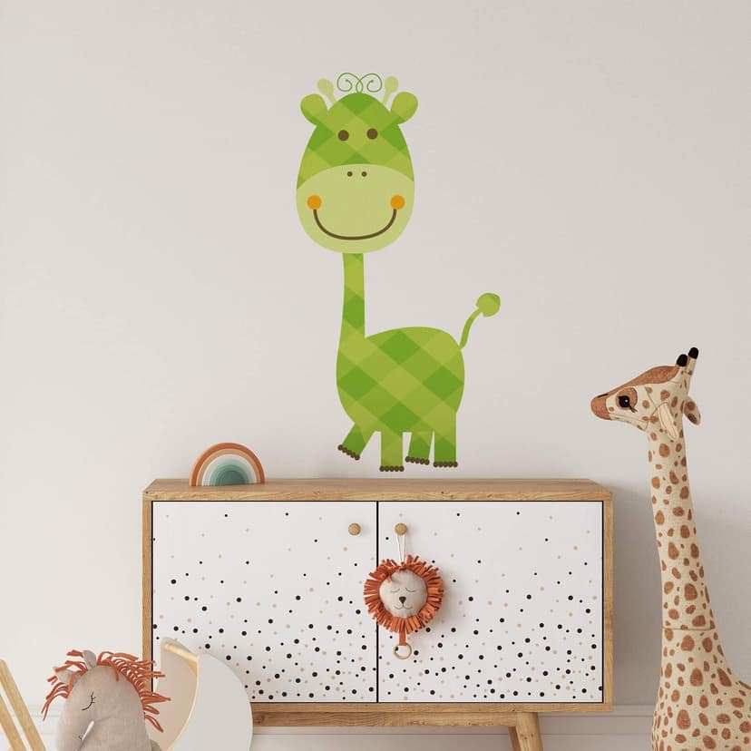 Adesivo murale - giraffa (a motivi)