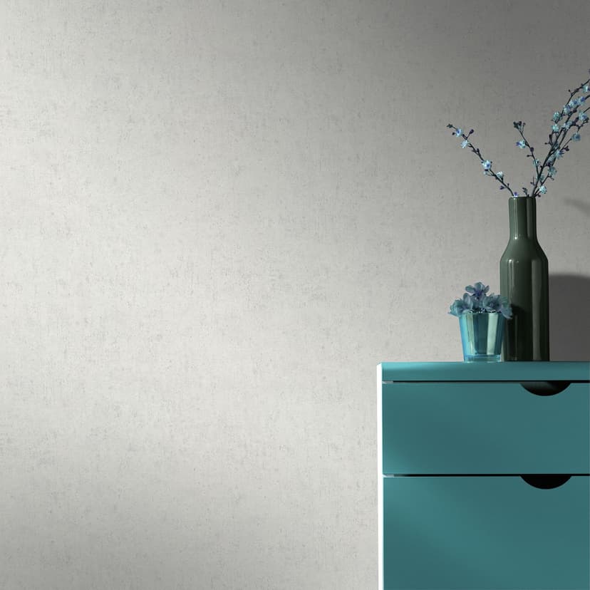 Carta da parati non tessuta in cemento, colori solidi, grigio