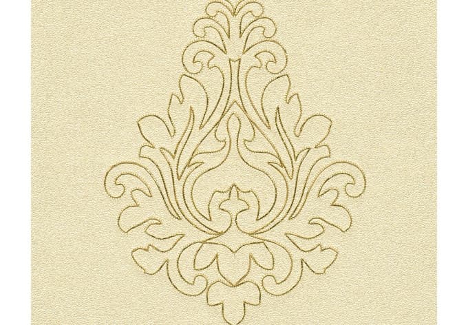 Architects Paper besticktes Panel Nobile gelb, met
