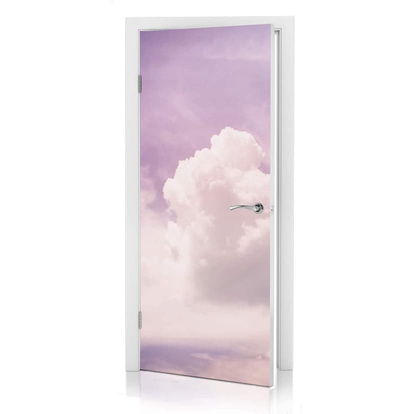 Adesivo per porta - Clouds