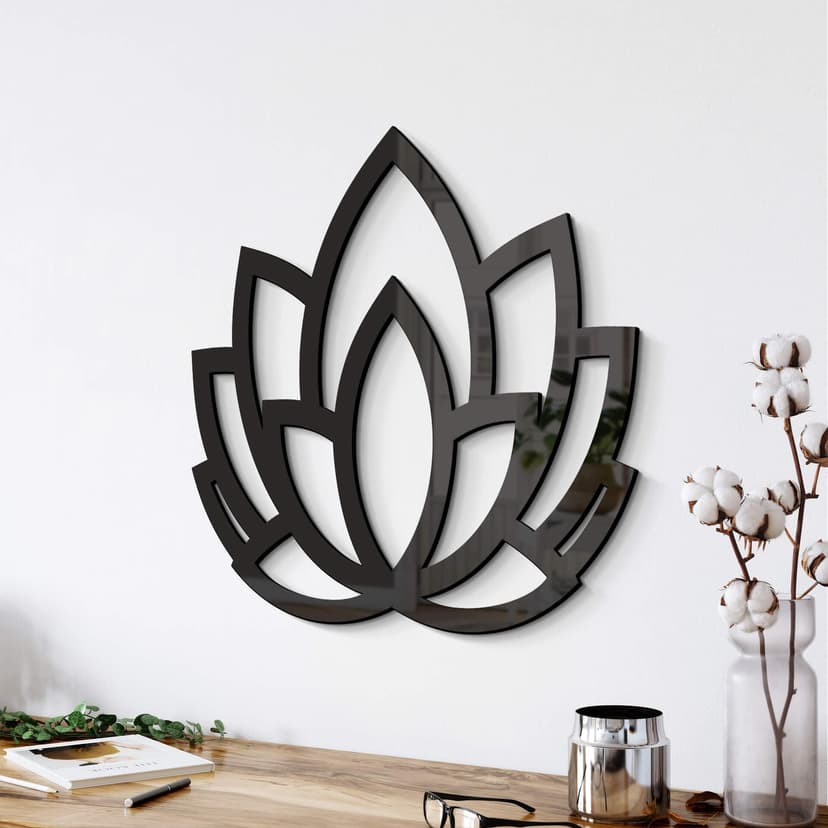 Decoro in acrilico - Yoga Loto