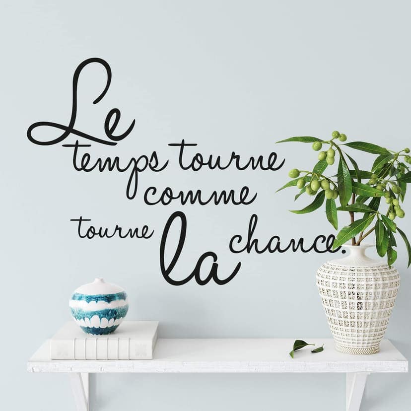 Adesivo murale - Le temps tourne
