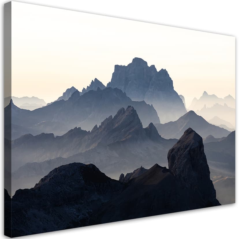 Stampe su tela, Paesaggio montano naturale