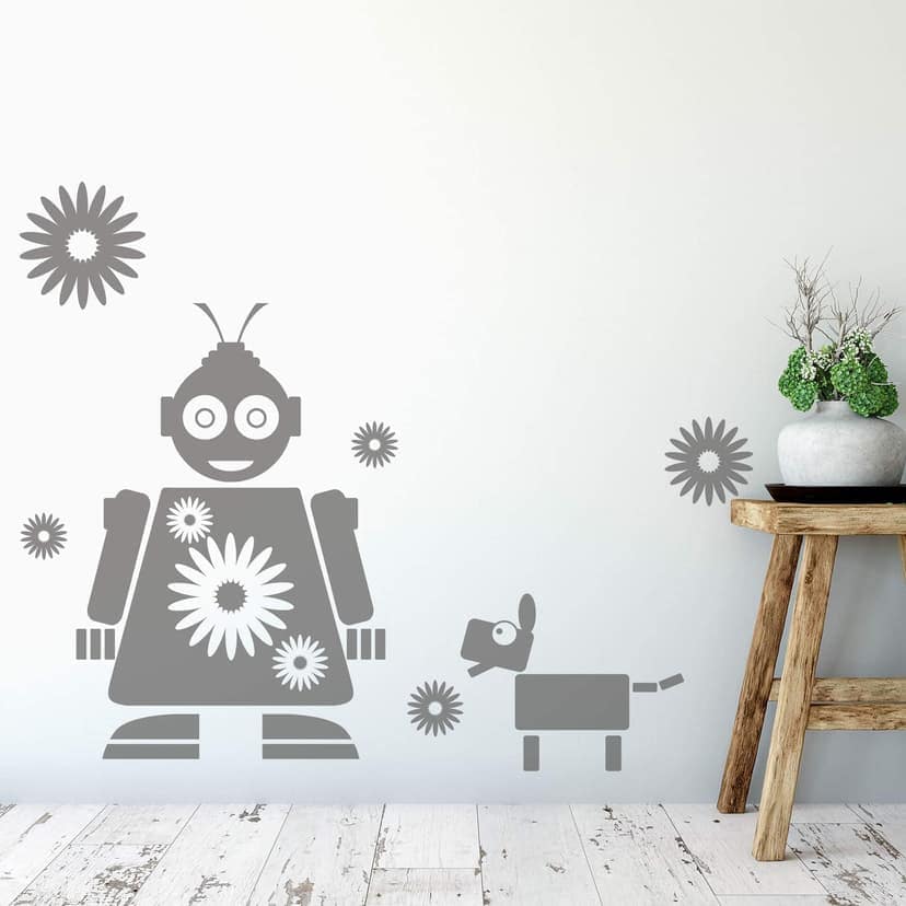 Adesivo murale - Il robot Fleur