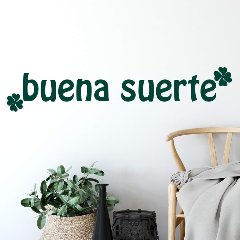 Adesivo murale - Buena Suerte