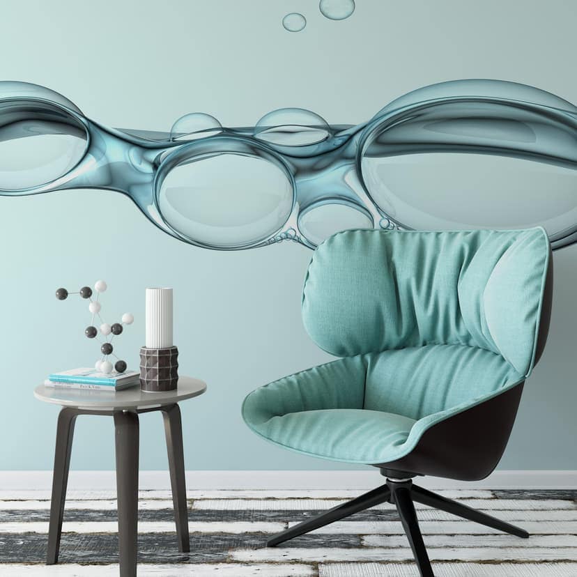 Fotomurale Bubbles - 288x260 cm
