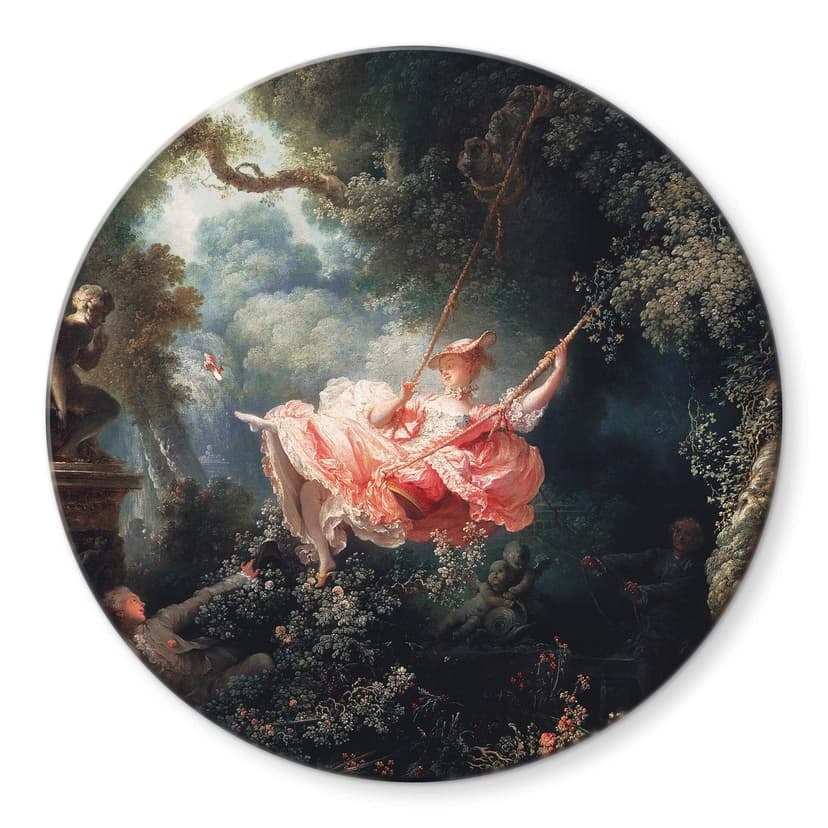 Stampa su vetro Fragonard - Swing