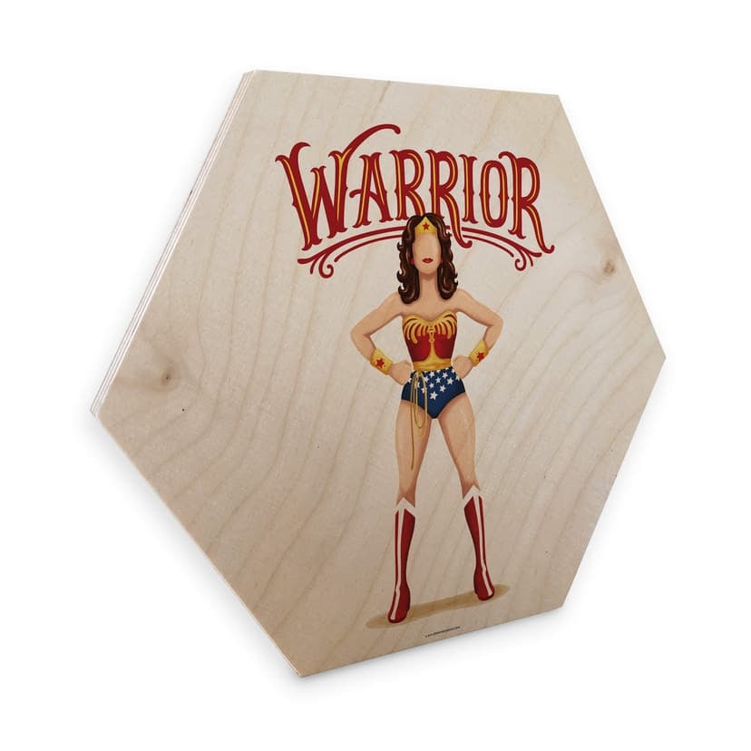 Esagoni in legno Tohmé - Wonderwoman