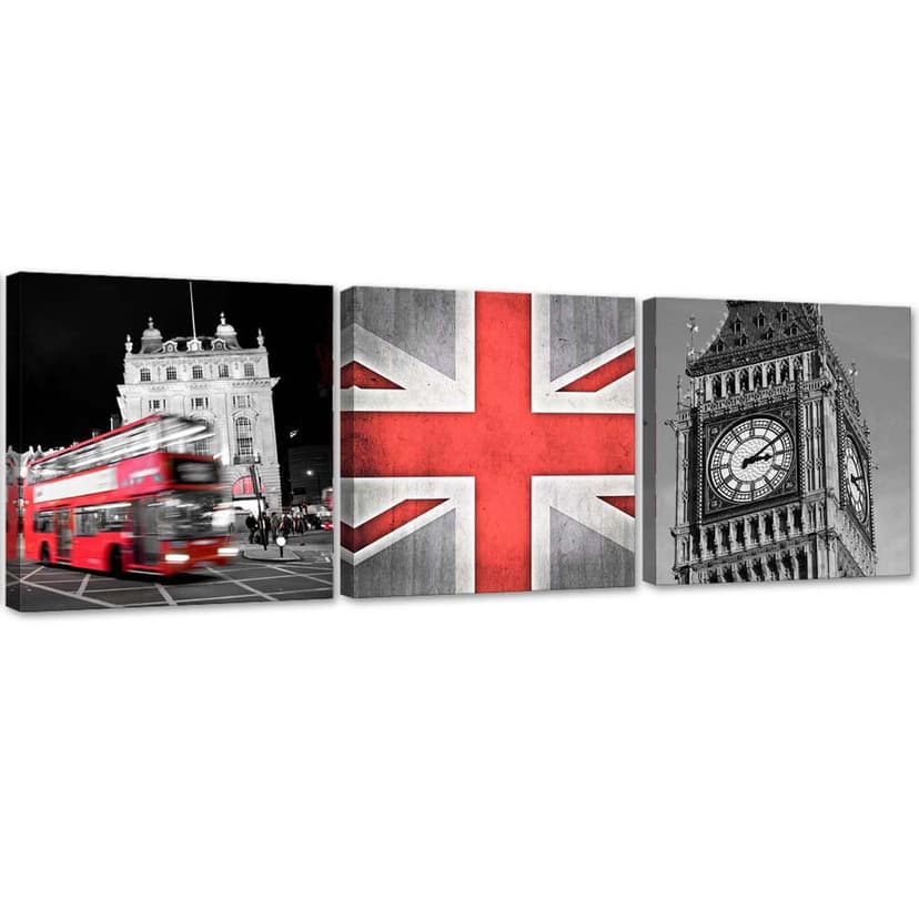 Stampa su tela in 3 pezzi, London City