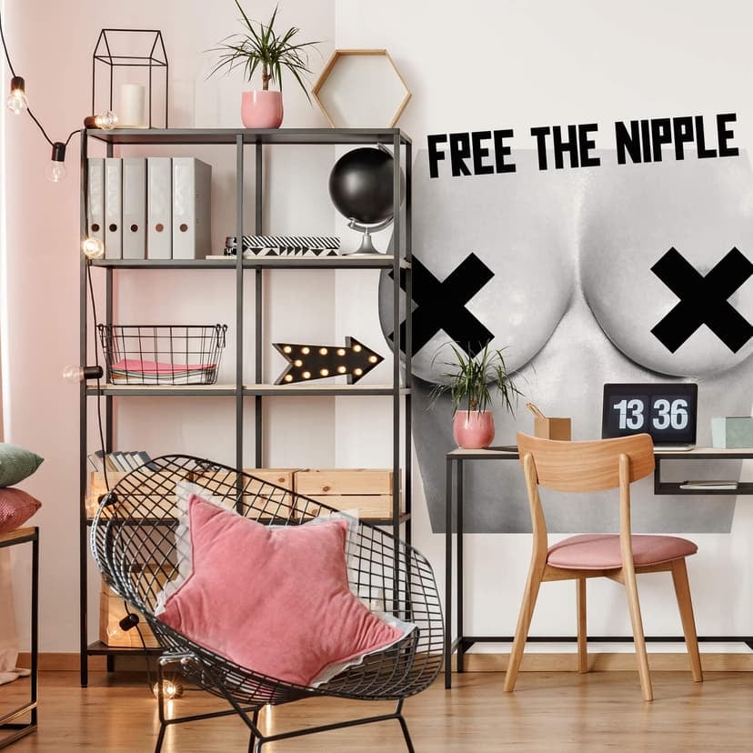 Fotomurale Kubistika - Free the nipple