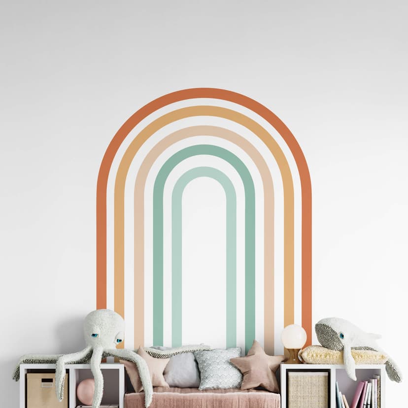 Adesivo murale Boho Rainbow
