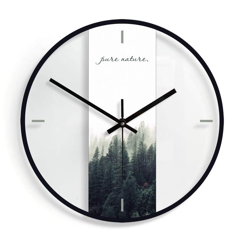 Orologio in vetro - Pure Nature Ø30 cm