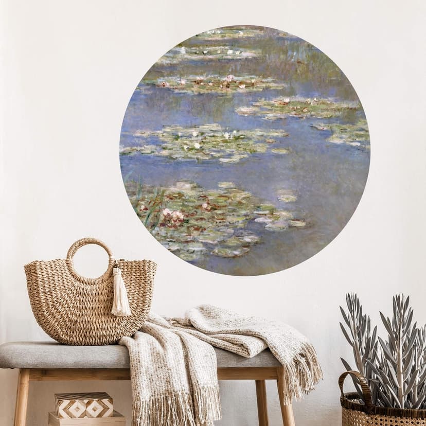 Adesivo tondo Monet - Ninfee 1905