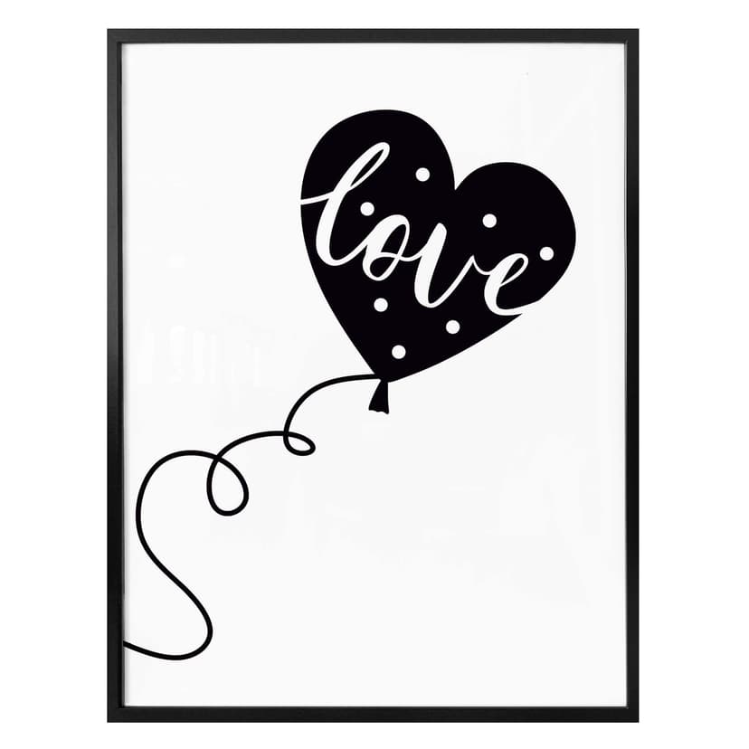 Poster - Love balloon