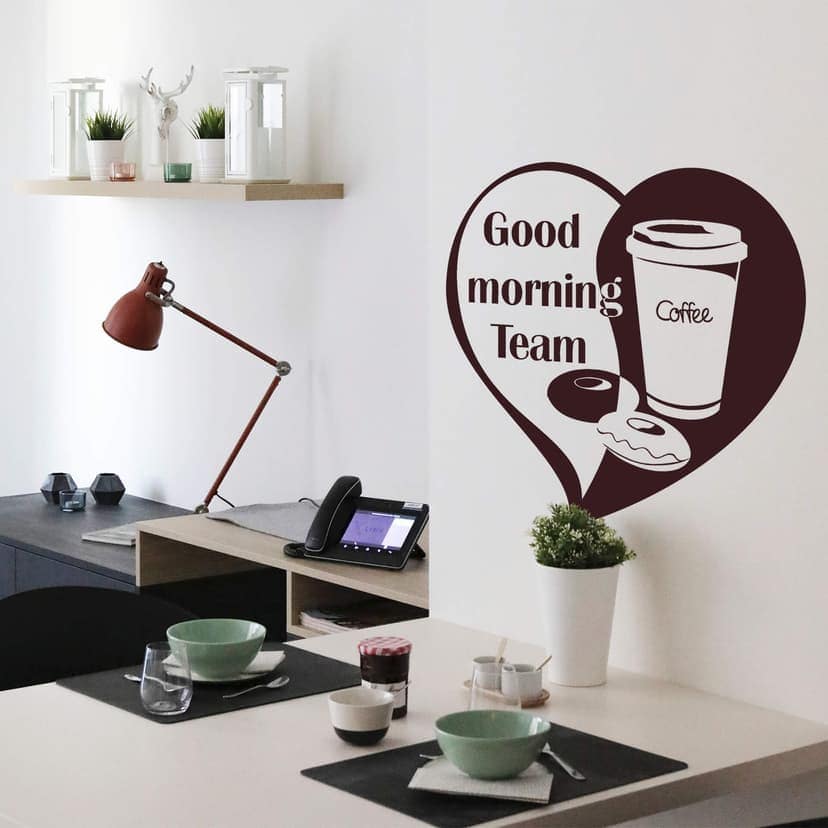 Adesivo murale - Good Morning Team