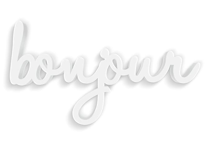 Lettere decorative - 3D Bonjour