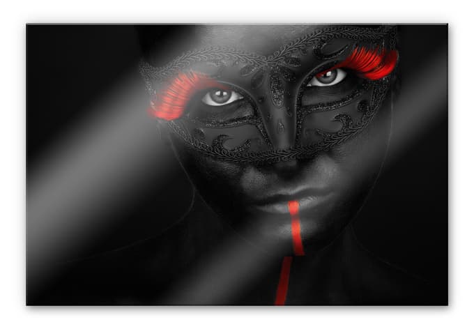 Stampa su vetro acrilico Petkov - Dark Passion