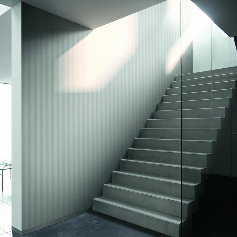 Carta da parati normale, carta da parati testurizzata Bauhaus bianco