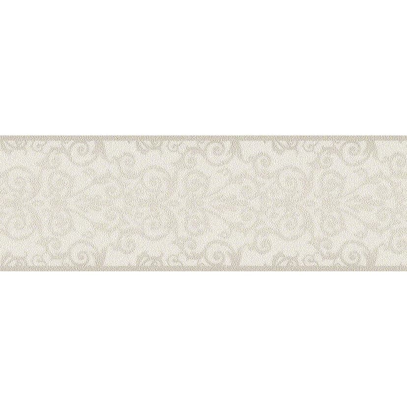 Bordo decorativo Versace Wallpaper Herald colore grigio, metallizzato, bianco