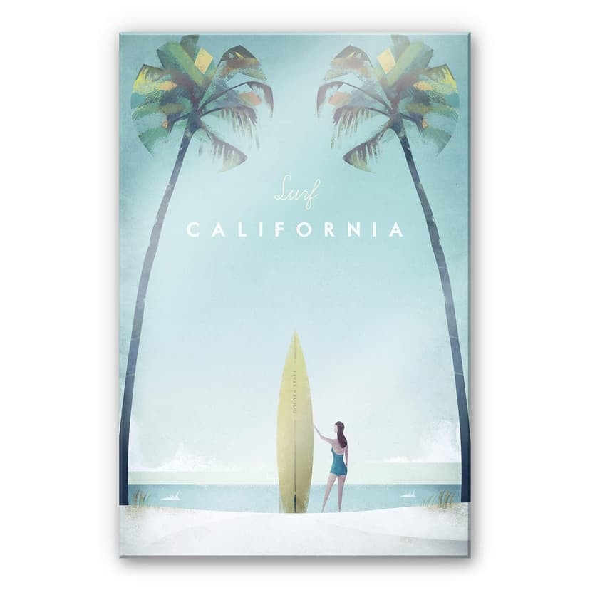 Stampa su vetro acrilico Rivers - California